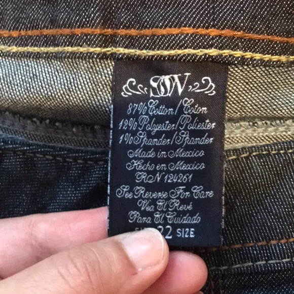 Source of wisdom jean shorts - Picture 3 of 7